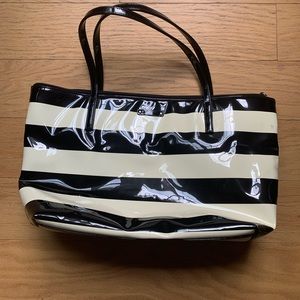 Kate Spade Striped Vinyl Tote